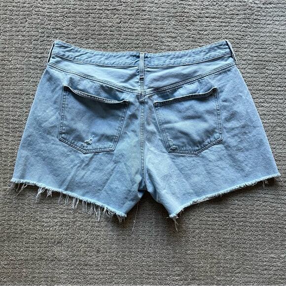 Madewell The Plus Curvy Momjean Short in Flintwood Wash Size 20W - Picture 8 of 8